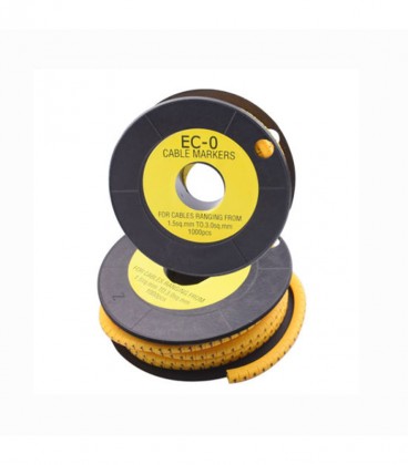 شماره سیم حلقه ای EC-0 برای سیم های 1.5 تا 3 میلی متر